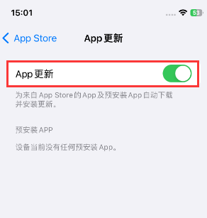 海尾镇苹果15维修中心如何让iPhone15APP自动更新
