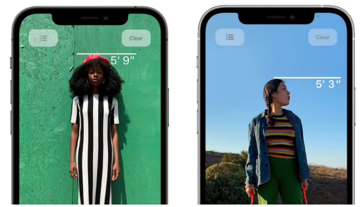 海尾镇苹果服务网点分享通过iPhone激光雷达测量身高方法教程 
