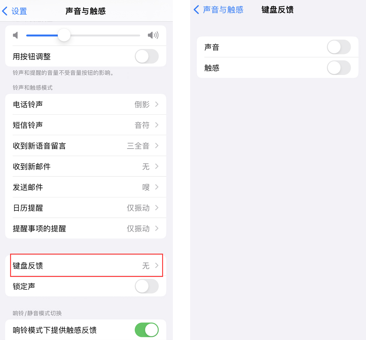 海尾镇苹果手机维修分享iOS 16 小细节：支持开启 iPhone 键盘声音及触感反馈 