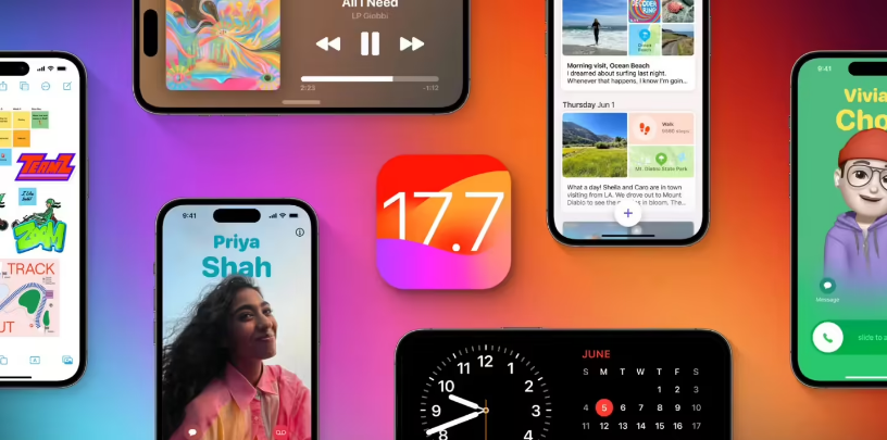 海尾镇苹果手机维修分享苹果 iOS / iPadOS 17.7.1 正式版推送 