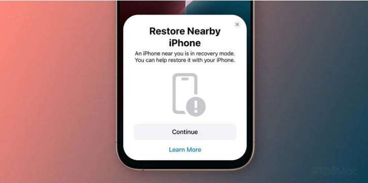 海尾镇苹果手机维修分享iOS 18无线恢复功能可用另一部iPhone恢复变砖的iPhone 16 